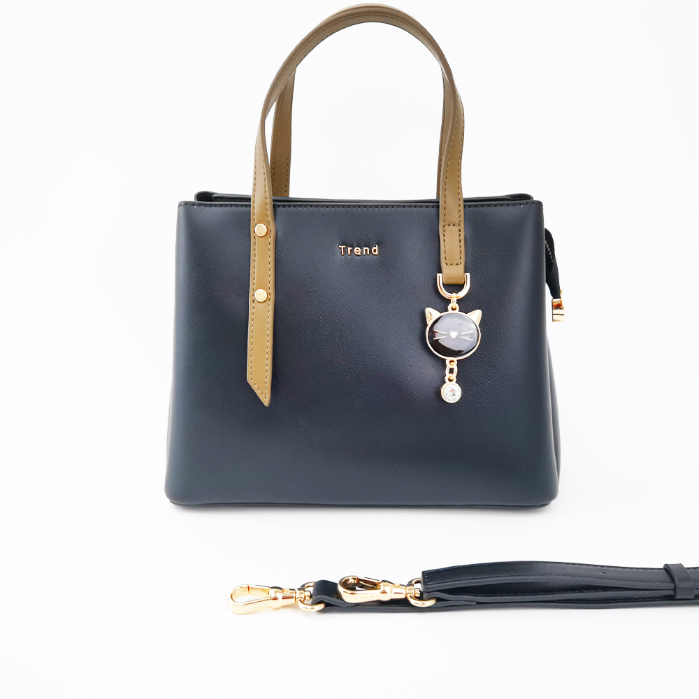 Fashion Scarf Decor Handbag Solid Color Crossbody Bag - Temu